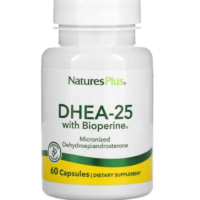 DHEA - 25MG WITH BIOPERINE VEGCAPS 60'S