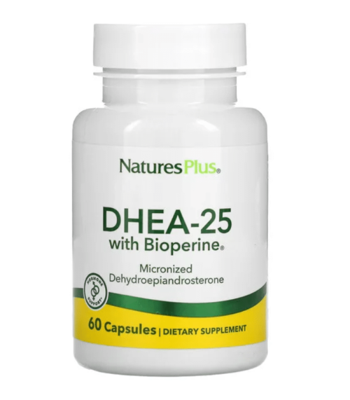 DHEA - 25MG WITH BIOPERINE VEGCAPS 60'S