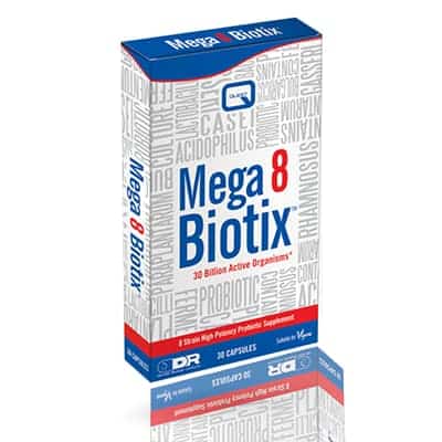 MEGA8BIOTIX CAPS 30'S - 30 BILLION ACTIVE ORGANISMS 8 PROBIOTIC STRAINS